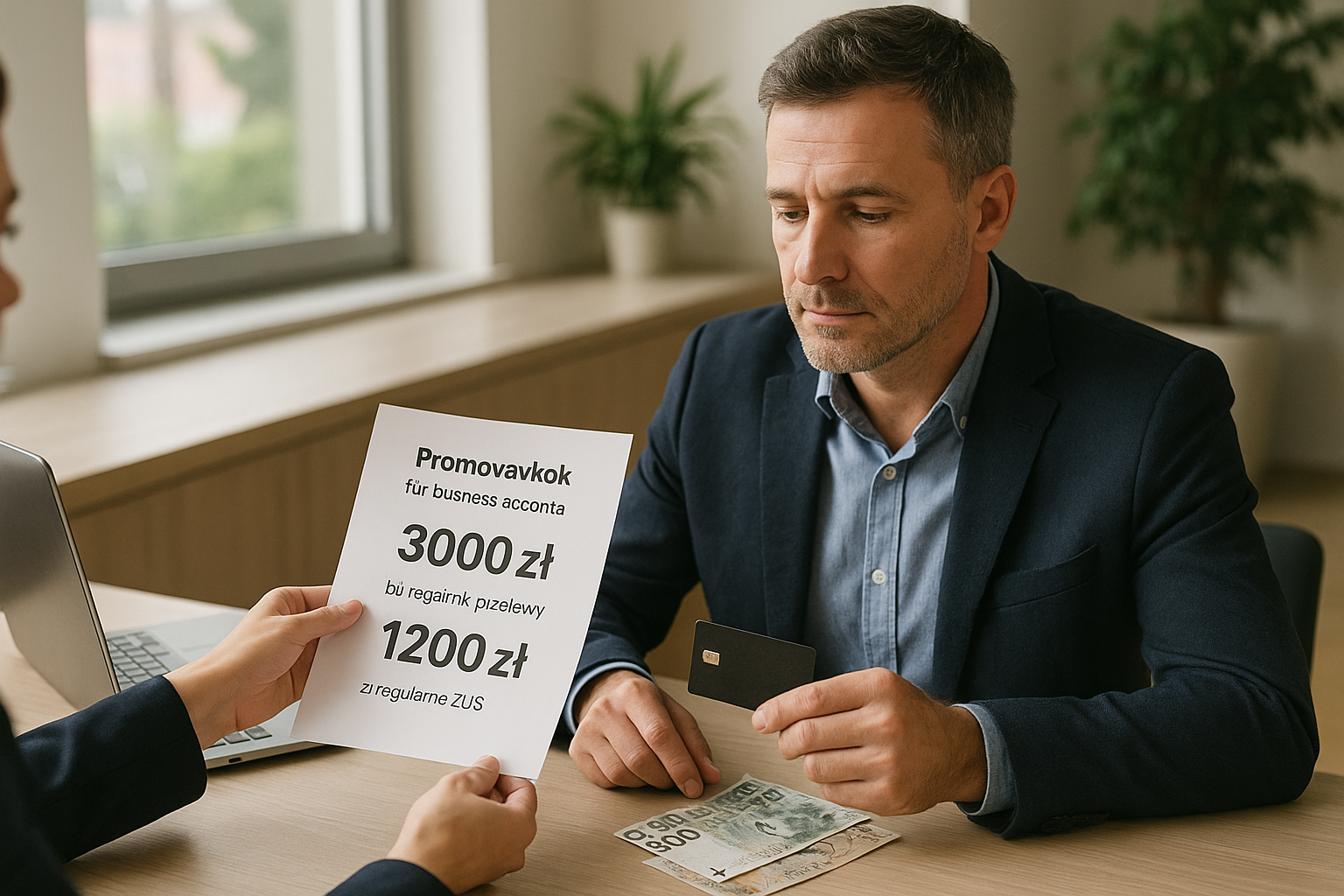 Ilustracja finansowa: promocje bankowe