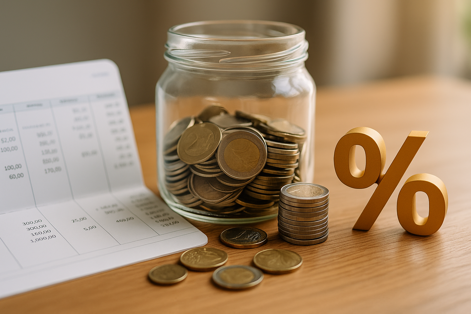 Ilustracja finansowa: lokaty i oszczedzanie