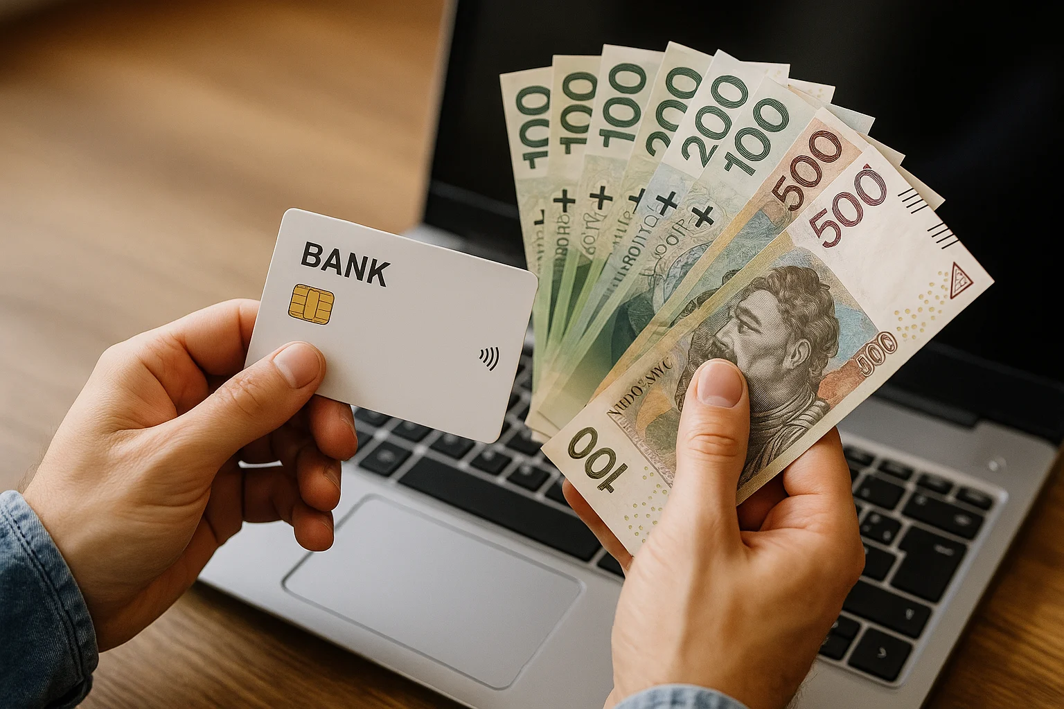 Ilustracja finansowa: konta bankowe