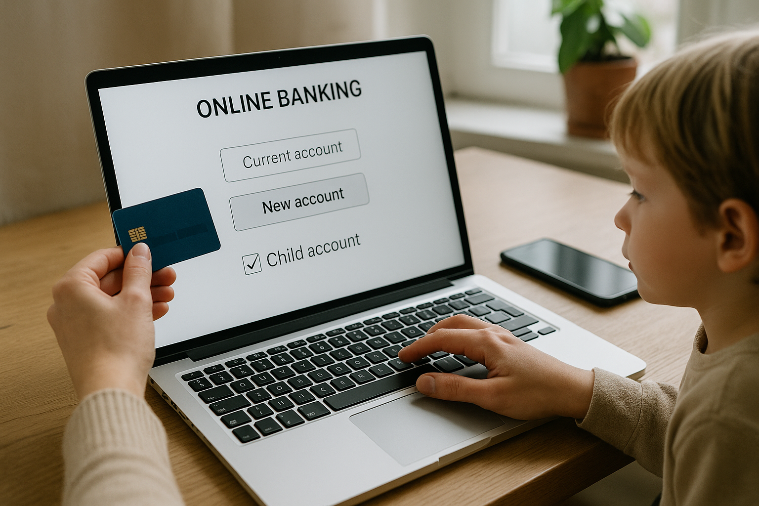 Ilustracja finansowa: konta bankowe