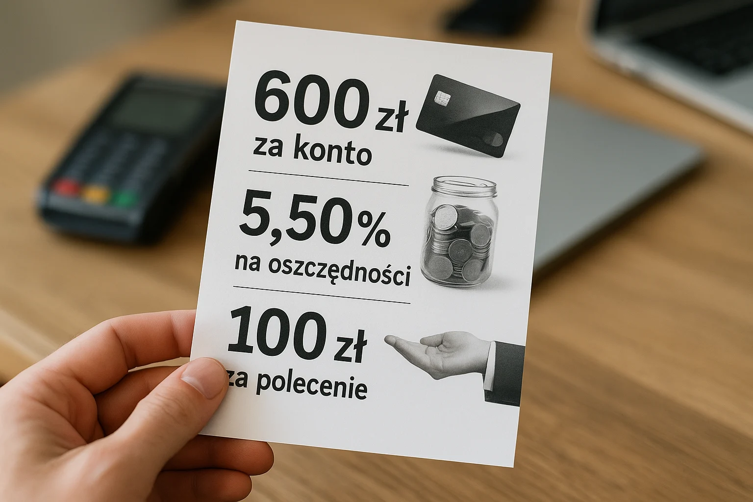 Ilustracja finansowa: promocje bankowe