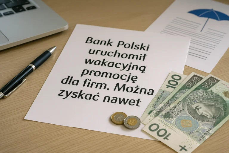 PKO Bank Polski uruchomił wakacyjną promocję dla firm. Można zyskać nawet