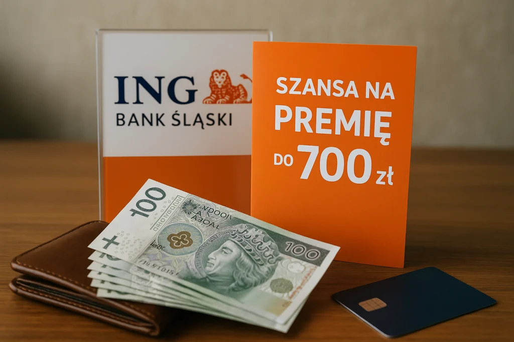 ING Bank Śląski daje ostatnią szansę na premię do 700 zł. Zostały dwa