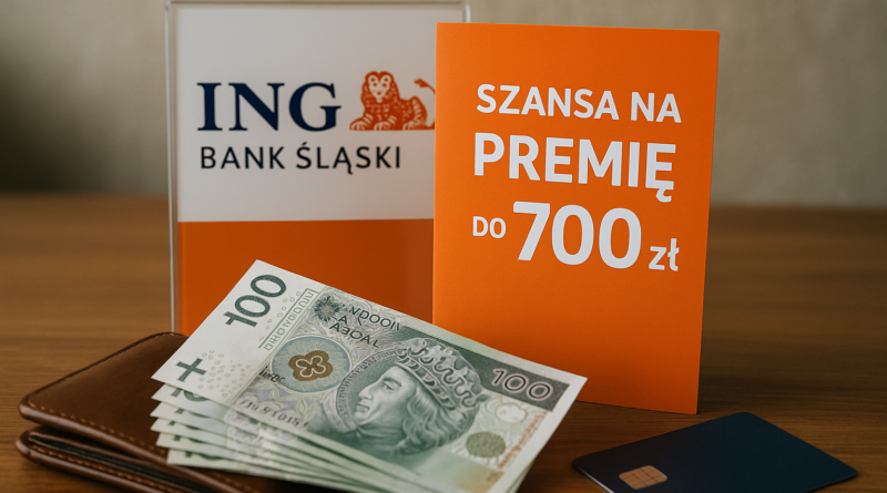 ING Bank Śląski daje ostatnią szansę na premię do 700 zł. Zostały dwa