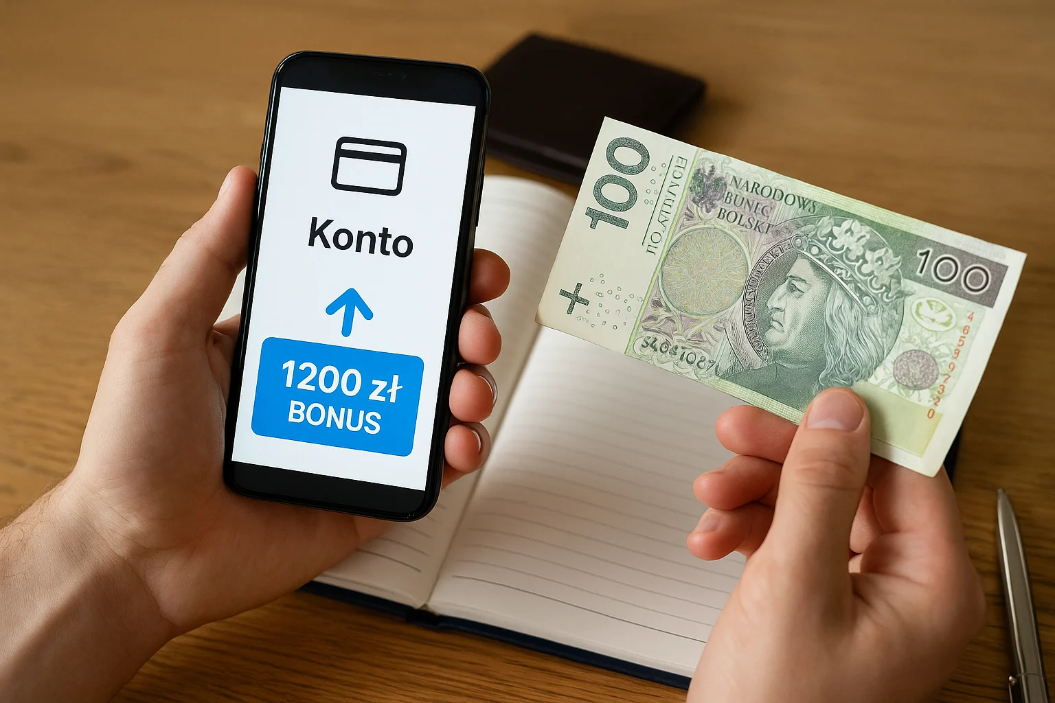 Ilustracja finansowa: konta bankowe