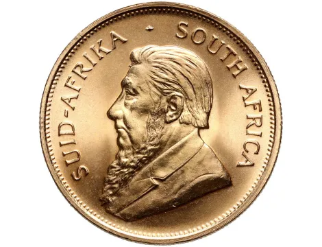 Złota moneta bulionowa Krugerrand o wadze 1 uncji